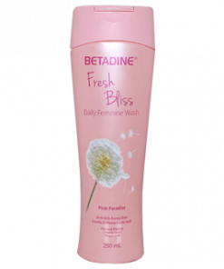BETADINE FRESH BLISS PINK FEMININE WASH 250ML