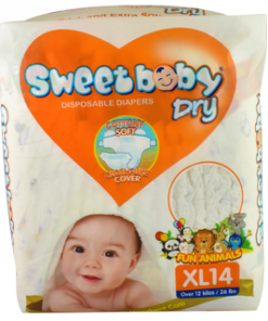 SWEET BABY DRY TRAVEL PACK XL 14S