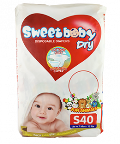 SWEET BABY DRY ECONO SMALL 40S