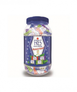 FRES MINT CANDY ASSORTED FLAVOR JAR 200S 600G
