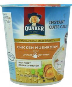 QUAKER CUPS CALDO CHCKEN & MUSHROOM 28G