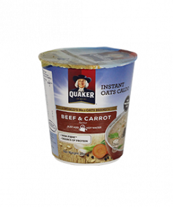 QUAKER CUPS CALDO BEEF & CARROT 28G