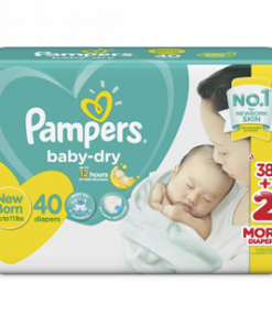 PAMPERS BABY DRY NEW BORN 40S