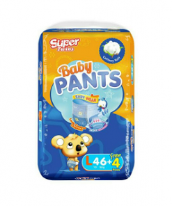 SUPER TWINS BABY PANTS LG JUMBO 46S+4
