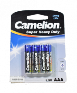 CAMELION SUPER HEAVY DUTY AAA 4'S