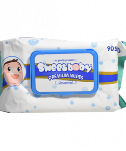 SWEET BABY PREM WIPES UNSCENTED 90SX18