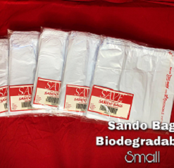 BIODEGRADABLE SANDO BAGS SMALL  (100pcs/pack approx.)