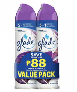 GLADE AIR FRESHENER LAVENDER 2S