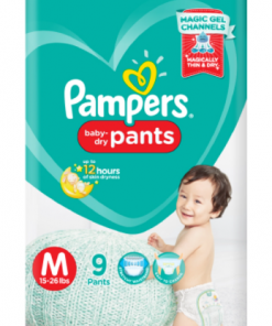 PAMPERS DRY PANTS MEDIUM 9S