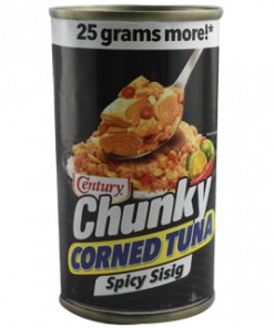 CENTURY CHUNKY CORNED TUNA SPICY SISIG 175G