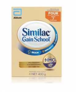 SIMILAC GAIN SCHOOL HMO 400G MILK FOR KIDS 3YRS+
