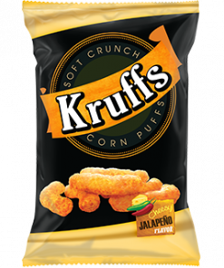 KRUFFS CHEESY JALAPENO 80G