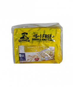 QUAKER BANANA & HONEY OATS 33G 5+1