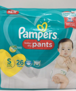 PAMPERS BABY DRY PANTS SMALL 26S