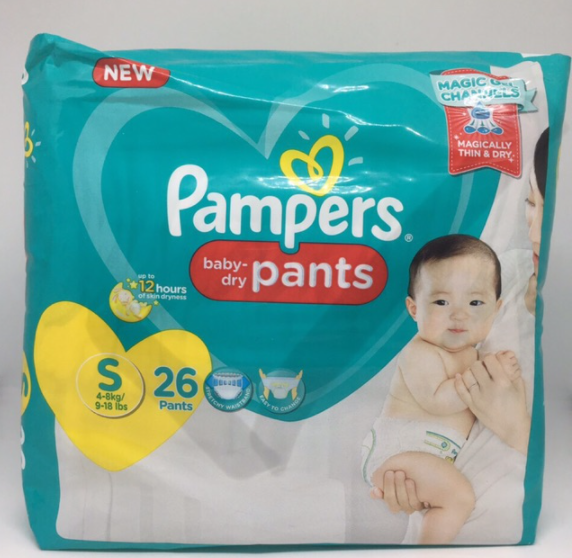 Pampers BABY DRY PANTS, SIZE EXTRA SMALL (XS), 86 PCS. PACK, SET OF 2  PACKS, FOR NEW BABY WEIGHT UPTO 5 KGS., TOTAL 172 PANTS - XS - Buy 172 Pampers  Pant