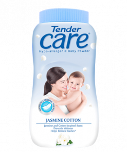 TENDER CARE TALC JASMINE COTTON 100G