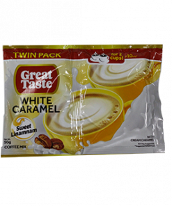 GREAT TASTE WHITE CARAMEL TWIN 50GX5S