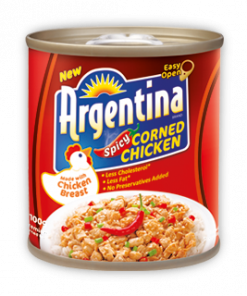 ARGENTINA CORNED CHICKEN SPICY 100G