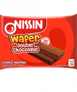 NISSIN WAFER DOUBLE CHOCOLATE 55G