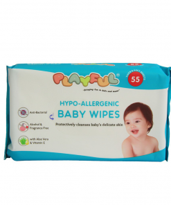 PLAYFUL BABY WIPES 55S