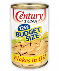 CENTURY TUNA FLAKES IN OIL BUDGET SIZE 125G