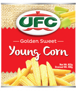 UFC SLICED YOUNG CORN 425G