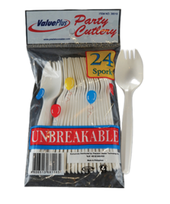 VALUEPLUS SPORK WHITE 24S