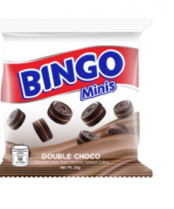 BINGO MINIS DOUBLE CHOCOLATE 20G