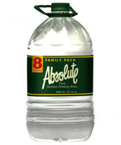 ABSOLUTE DISTILLED WATER 8L