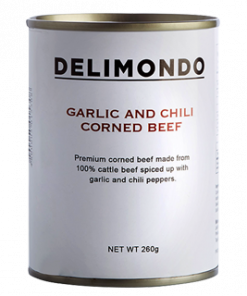 DELIMONDO GARLIC & CHILI CORNBEEF 260G