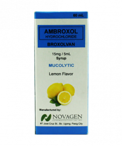 AMBROXOL 15MG SYRUP BROXOLVAN 60ML
