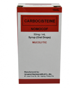 CARBOCISTEINE 50MG/5ML CEASCOL 15ML