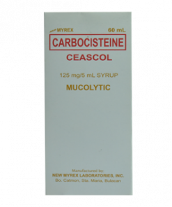 CARBOCISTEINE 125MG/60ML SYRP CEASCOL