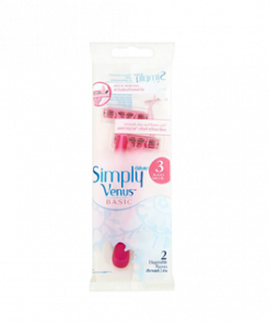 GILLETTE SIMPLY VENUS RAZOR BASIC 2S