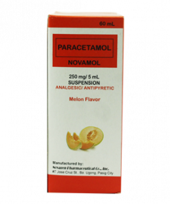 PARACETAMOL 250MG SUSPENSION NOVAMOL 60ML