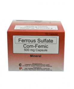 FERROUS SULFATE 500MG 1 TABLET