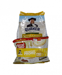QUAKER BANANA & HONEY OATS 500G