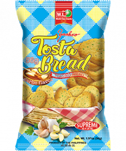 YAHOO TOSTA BREAD GARLIC 56G