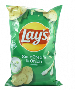 LAYS SOUR CREAM & ONION 6.5OZ
