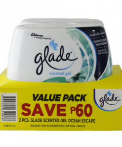 GLADE SCENTED GEL OCEAN SCAPE TWIN 180ML