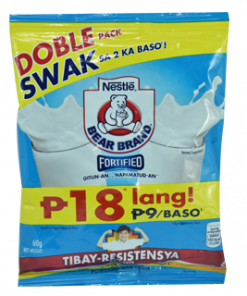 BEARBRAND POWDERED MILK DOUBLE PACK 60G