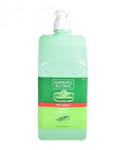 GREEN CROSS 70% ISOPROPYL ALCOHOL W/ MOISTURIZER PUMP 1L