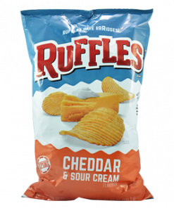RUFFLES CHEDDAR SOUR & CREAM 6.5OZ
