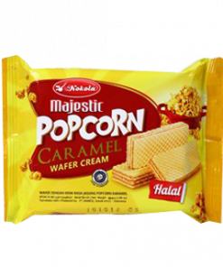 MAJESTIC POPCORN CARAMEL WAFER 53.5G