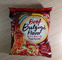 NONGSHIM BEEF BULGOGI FRIED NOODLE 103G