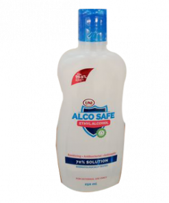 UNI ALCO SAFE ETHYL 70% 250ML
