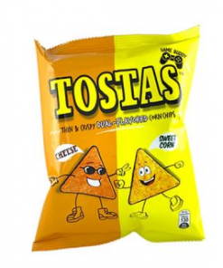 TOSTAS CHEESE AND SWEET CORN 48G