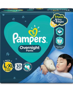 PAMPERS OVERNIGHT PANTS LARGE 30S