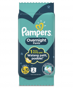PAMPERS OVERNIGHT PANTS LARGE 2S