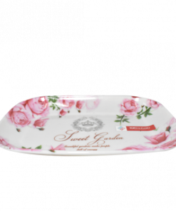 OBLONG PLATE 9 L SERIES FLORAL L1409
